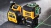 3-wiązkowy zielony laser samopoziomujący 360° DeWalt DCE089NG18 18/12V XR - bez akumulatora i ładowarki  